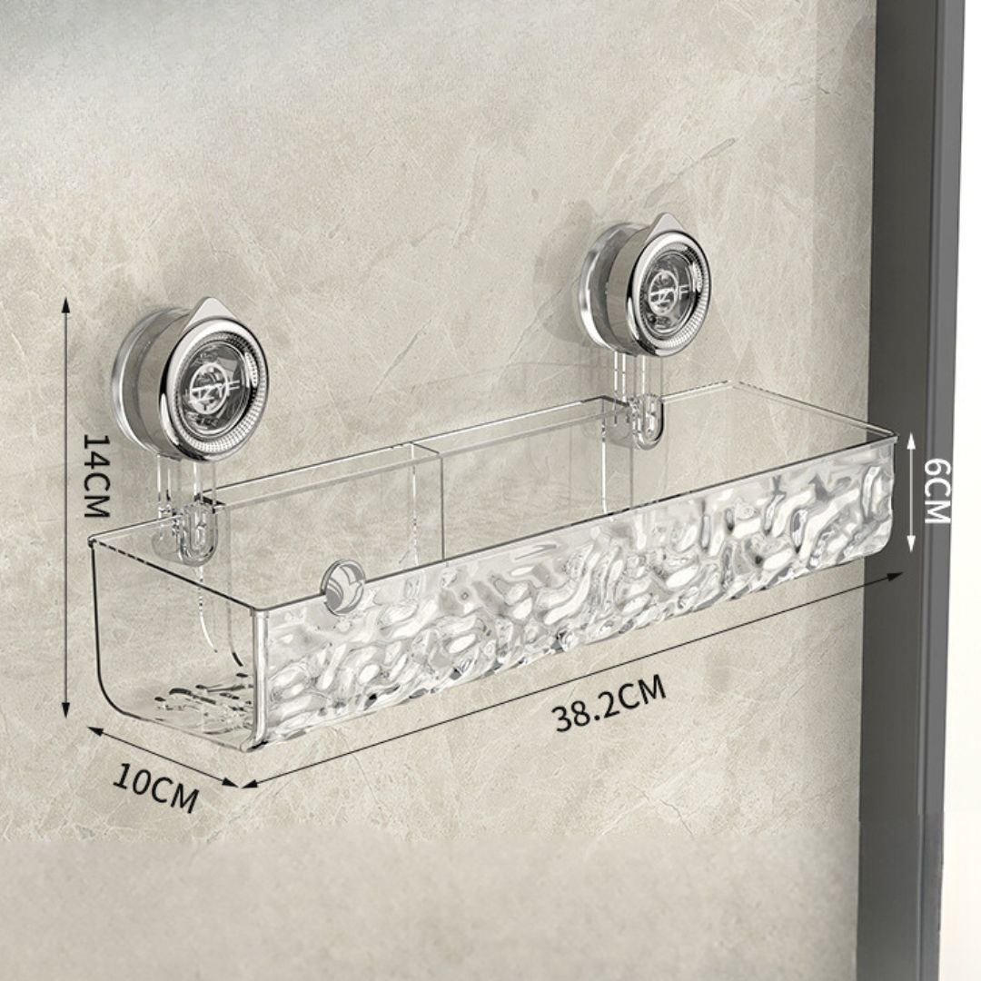 Serie de Estantes de Esquina para Baño con Ventosa LumaShelf