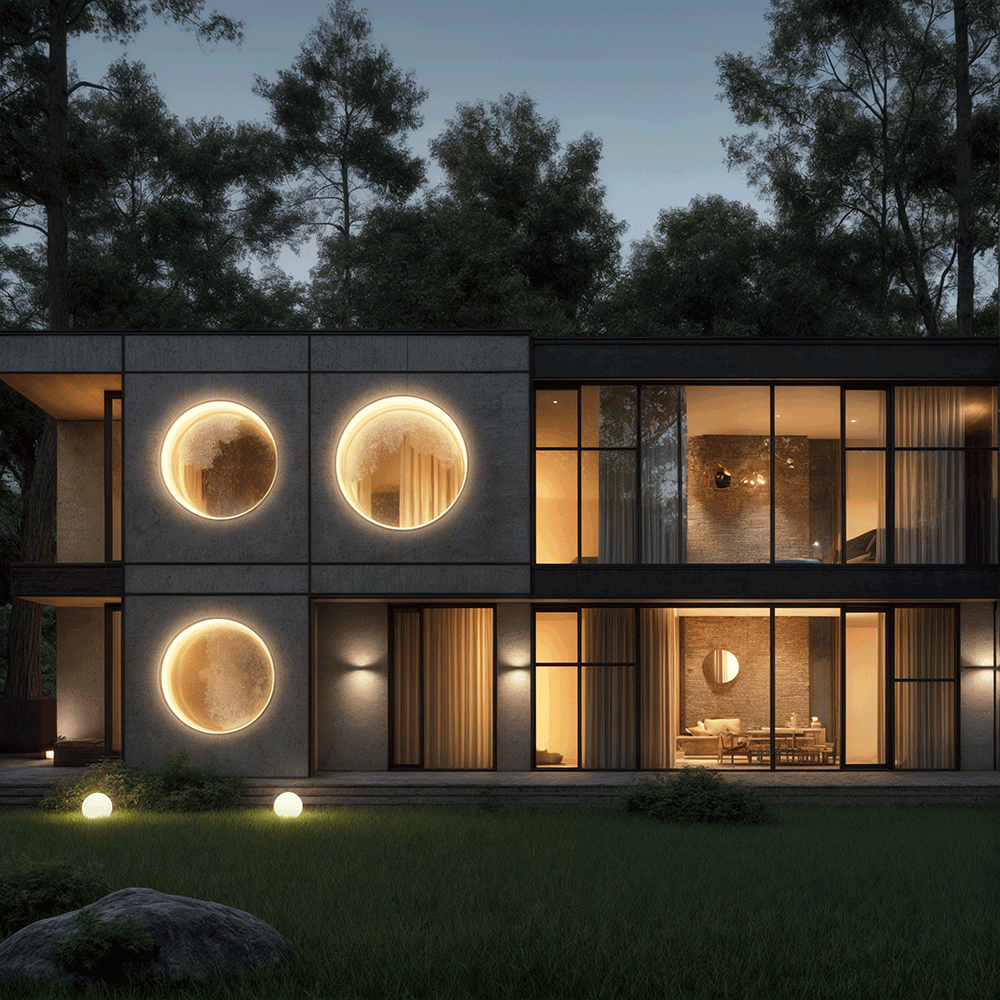 Vrimlo Eclipse Applique Murale d'Extérieur