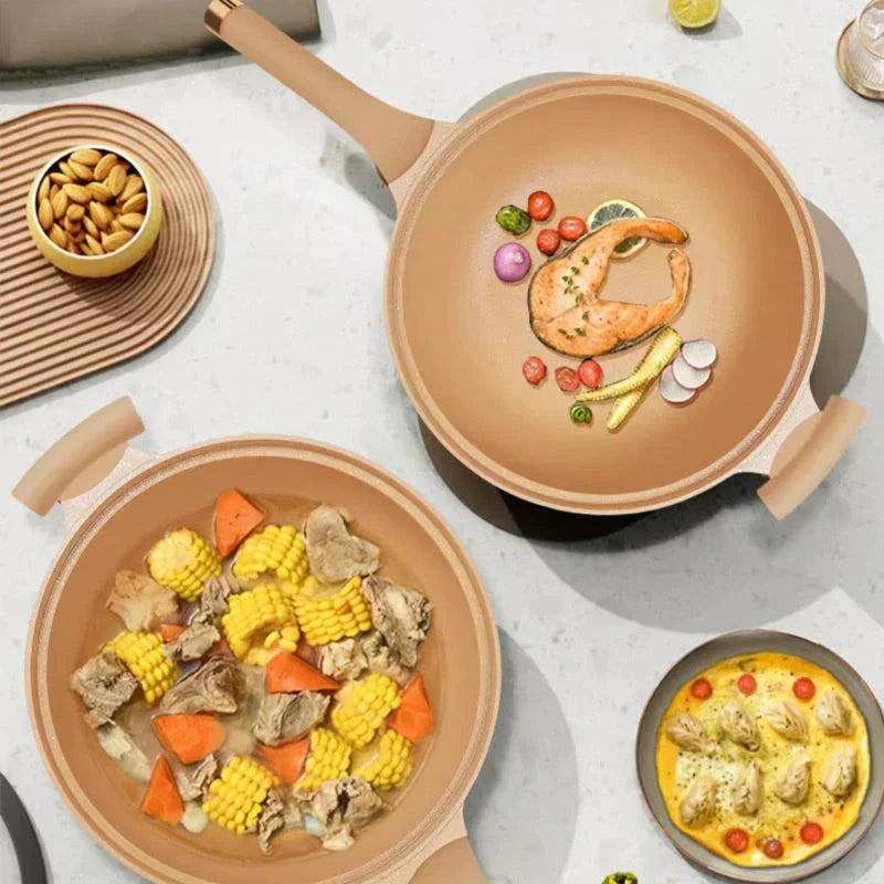 エコクイジーン - すべての熱源に対応したプレミアム中華鍋