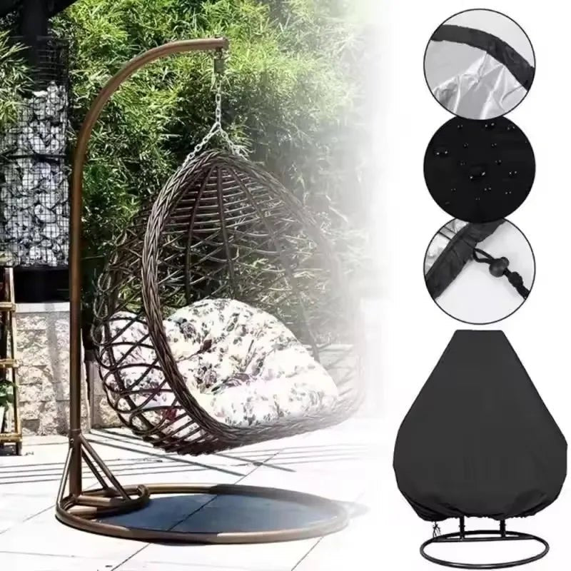 EverGuard All Weather Protection Hanging Chair Cover Waterproof For Outdoor Spaces