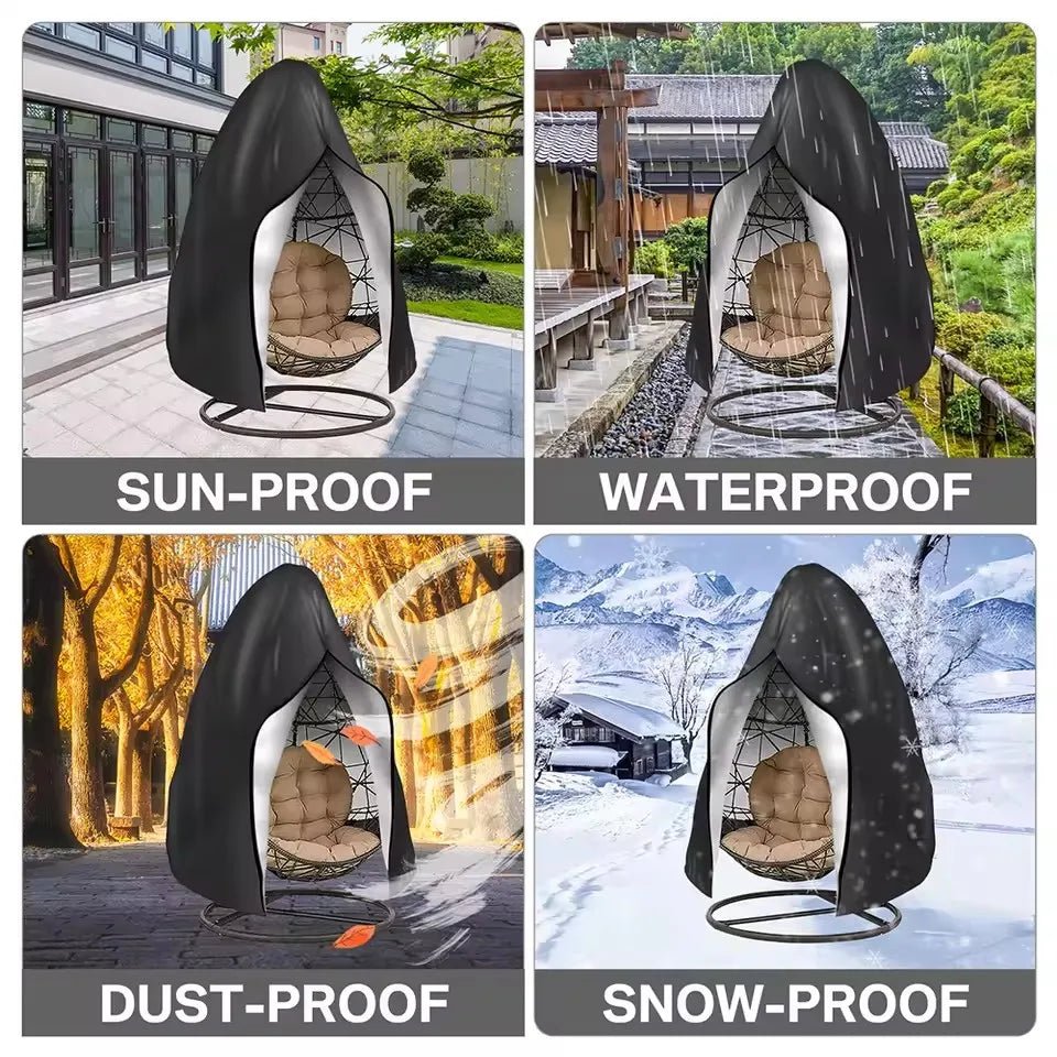 EverGuard All Weather Protection Hanging Chair Cover Waterproof For Outdoor Spaces