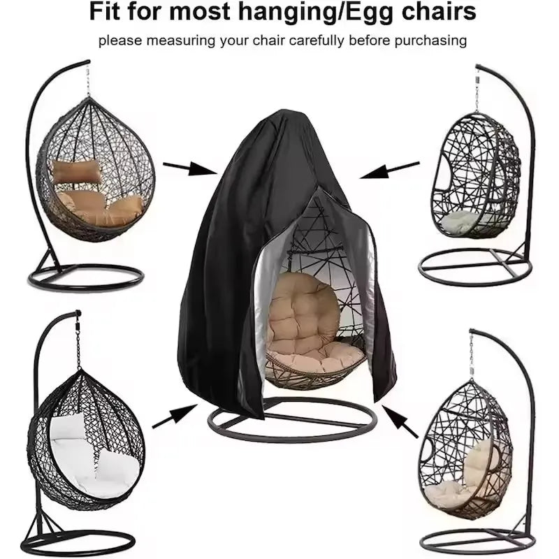EverGuard All Weather Protection Hanging Chair Cover Waterproof For Outdoor Spaces