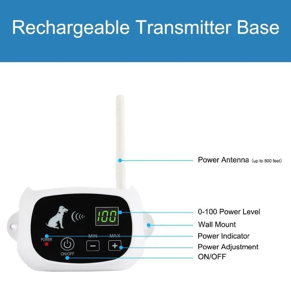 TrailSafe Wireless Pet Fence With Sound And Vibration Warnings For Dogs