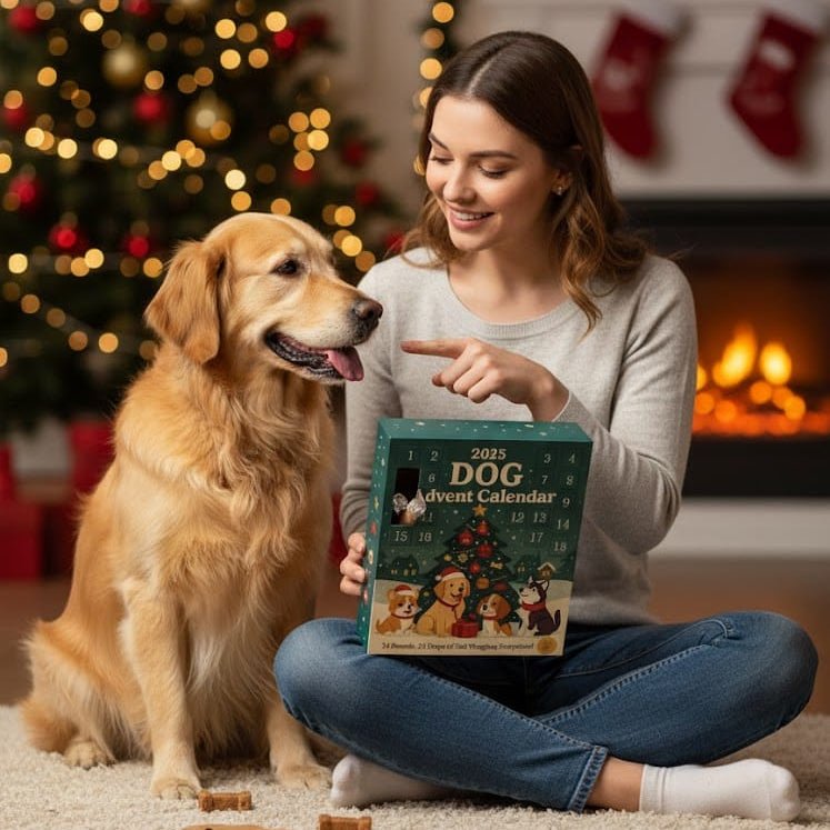تقويم مجيء PawJoy للكلاب مع 24 لعبة احتفالية آمنة ومسلية لمتعة العطلات