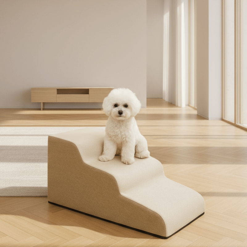 AeroPaws Pet Bed Step Ladder Non Slip Steps For Small Dogs And Cats