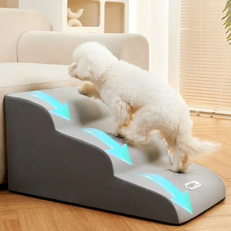 AeroPaws Pet Bed Step Ladder Non Slip Steps For Small Dogs And Cats