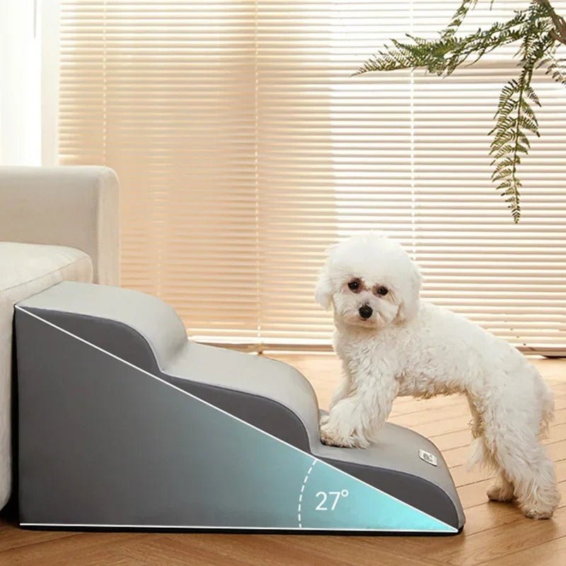 AeroPaws Pet Bed Step Ladder Non Slip Steps For Small Dogs And Cats