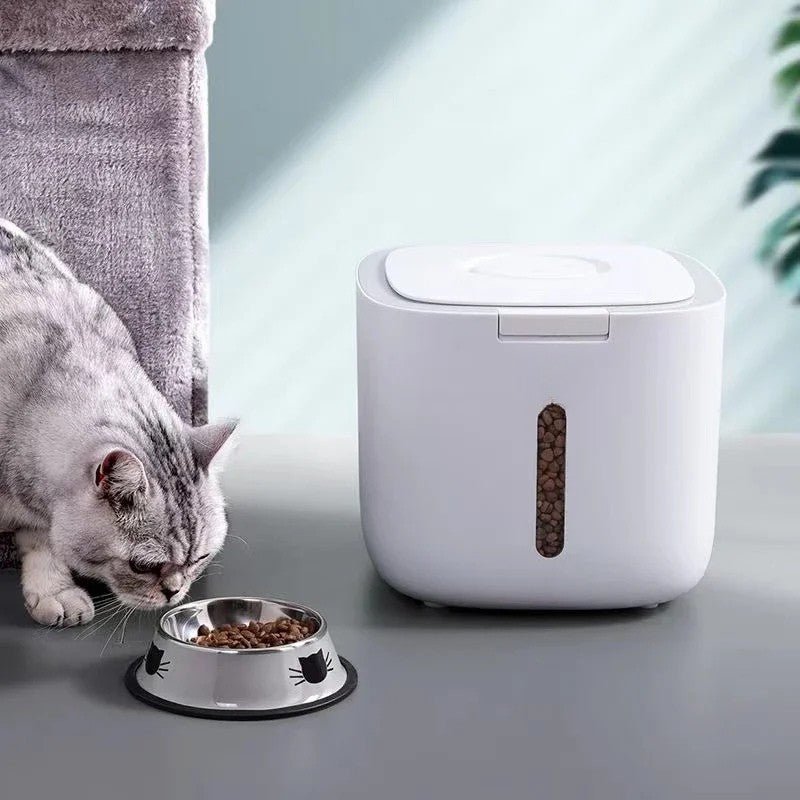Vzduchotěsná nádoba PawGuard na krmivo pro psy s odměrkou pro pejskaře