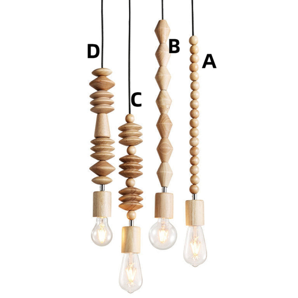 Lustră pandantiv cu mărgele Boho AzaraLume pentru decor tavan