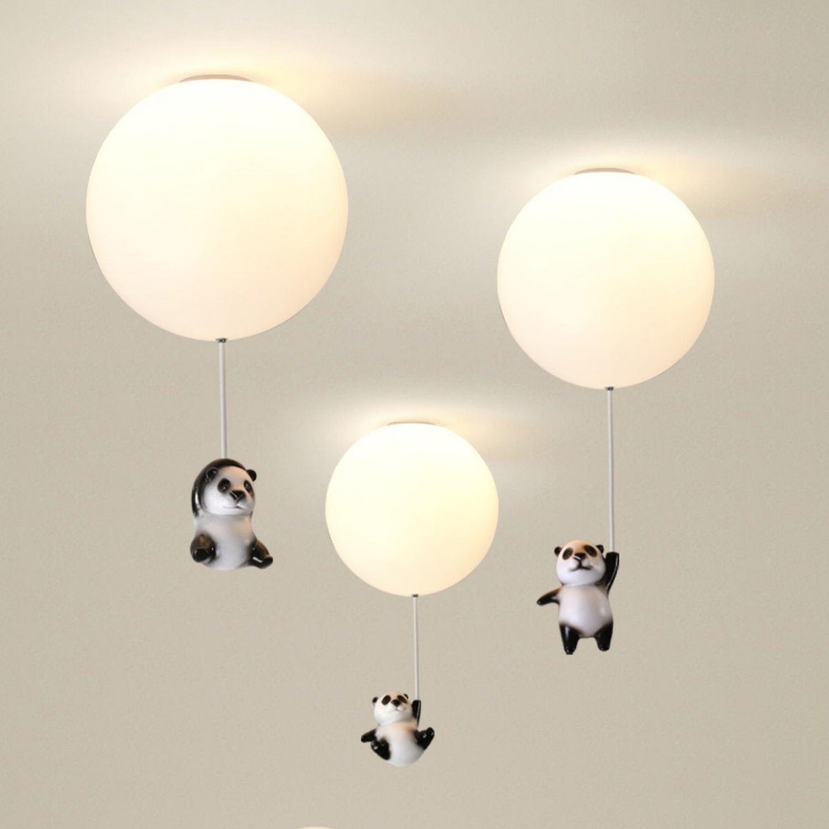 Aursilos Elegance Panda -lasikattovalaisin — useita halkaisijavaihtoehtoja, G9-yhteensopiva