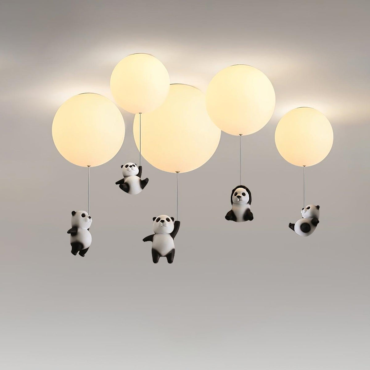 Aursilos Elegance Panda -lasikattovalaisin — useita halkaisijavaihtoehtoja, G9-yhteensopiva