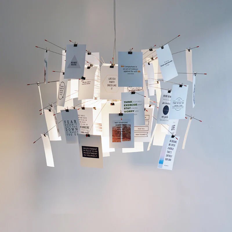 Papírový lustr — přizpůsobitelné umělecké panely DIY