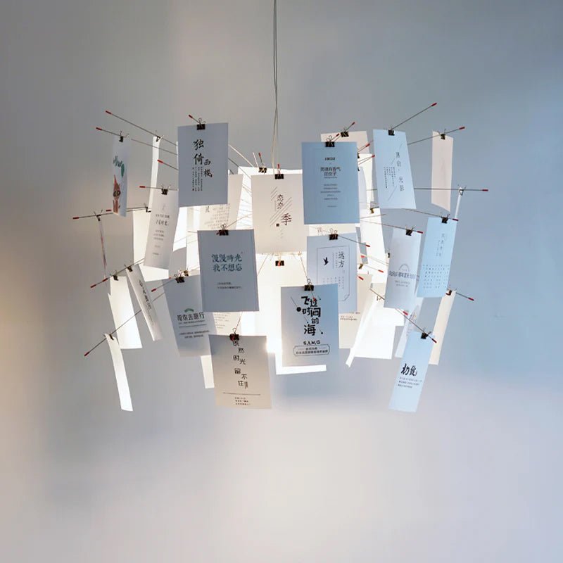 Papírový lustr — přizpůsobitelné umělecké panely DIY