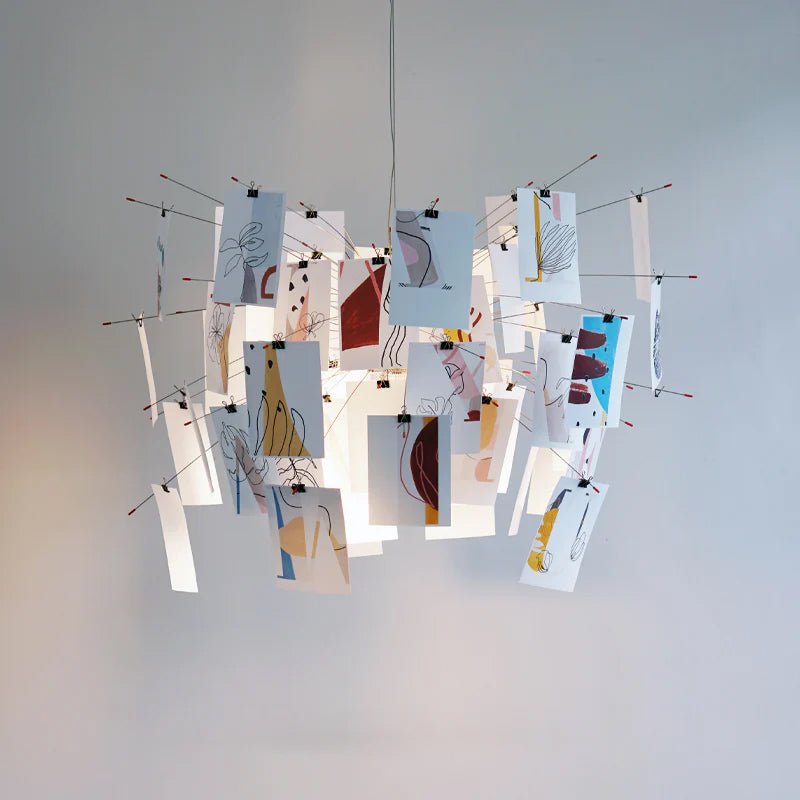 Papírový lustr — přizpůsobitelné umělecké panely DIY