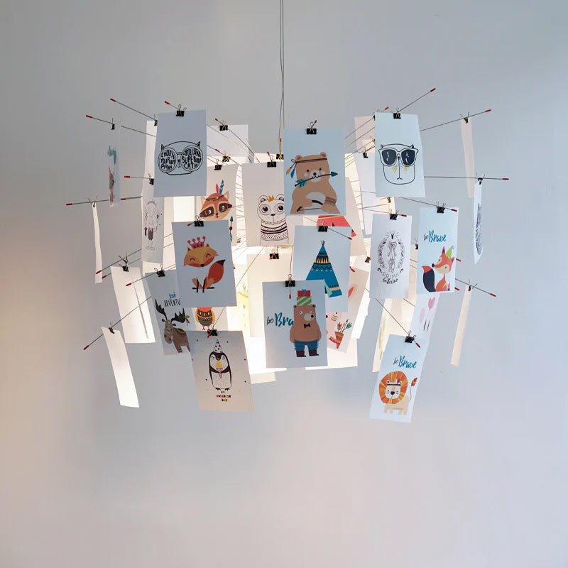 Papírový lustr — přizpůsobitelné umělecké panely DIY