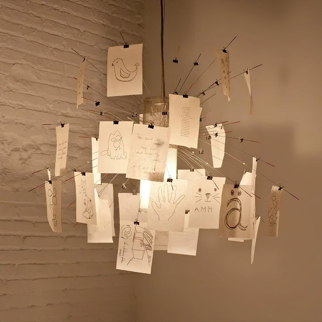 Papírový lustr — přizpůsobitelné umělecké panely DIY