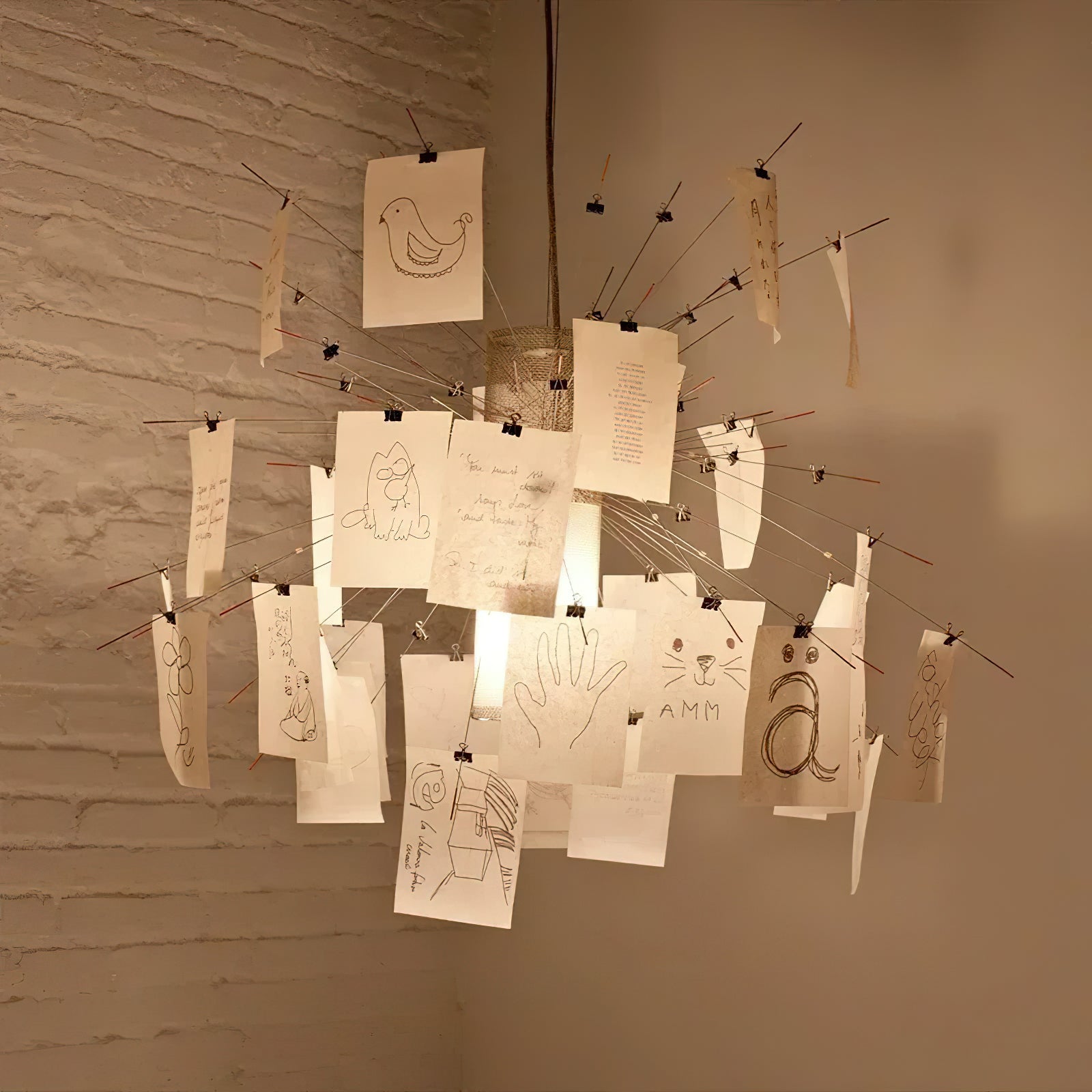 Papírový lustr — přizpůsobitelné umělecké panely DIY