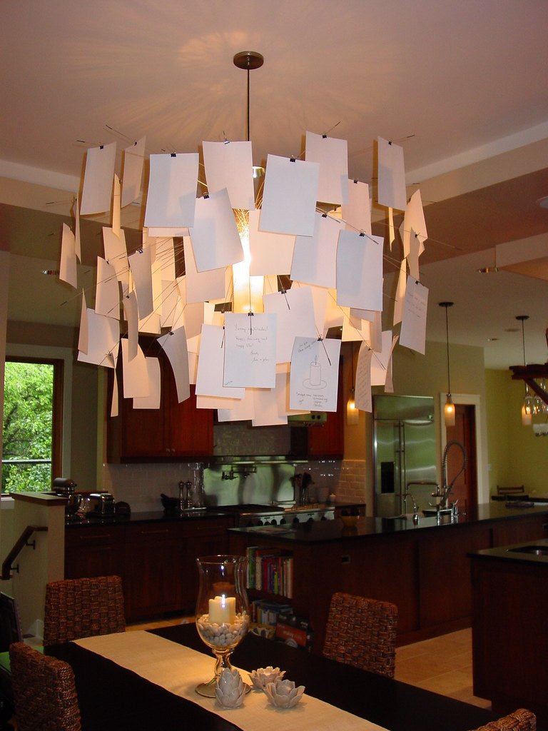 Papírový lustr — přizpůsobitelné umělecké panely DIY