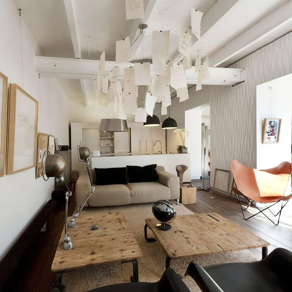 Papírový lustr — přizpůsobitelné umělecké panely DIY