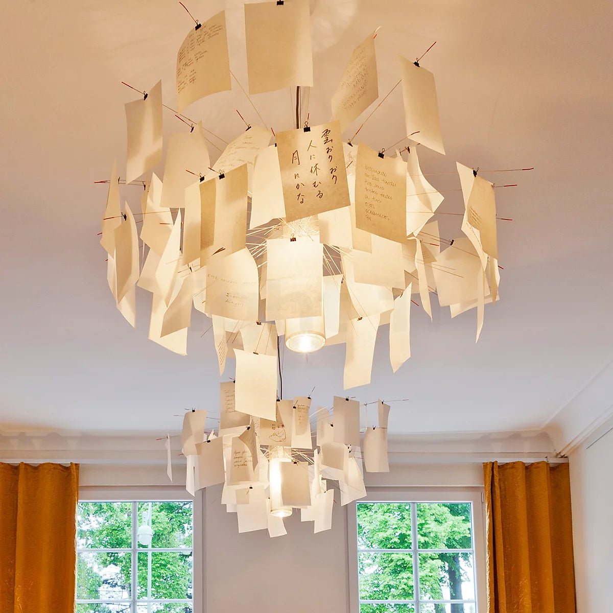 Papírový lustr — přizpůsobitelné umělecké panely DIY
