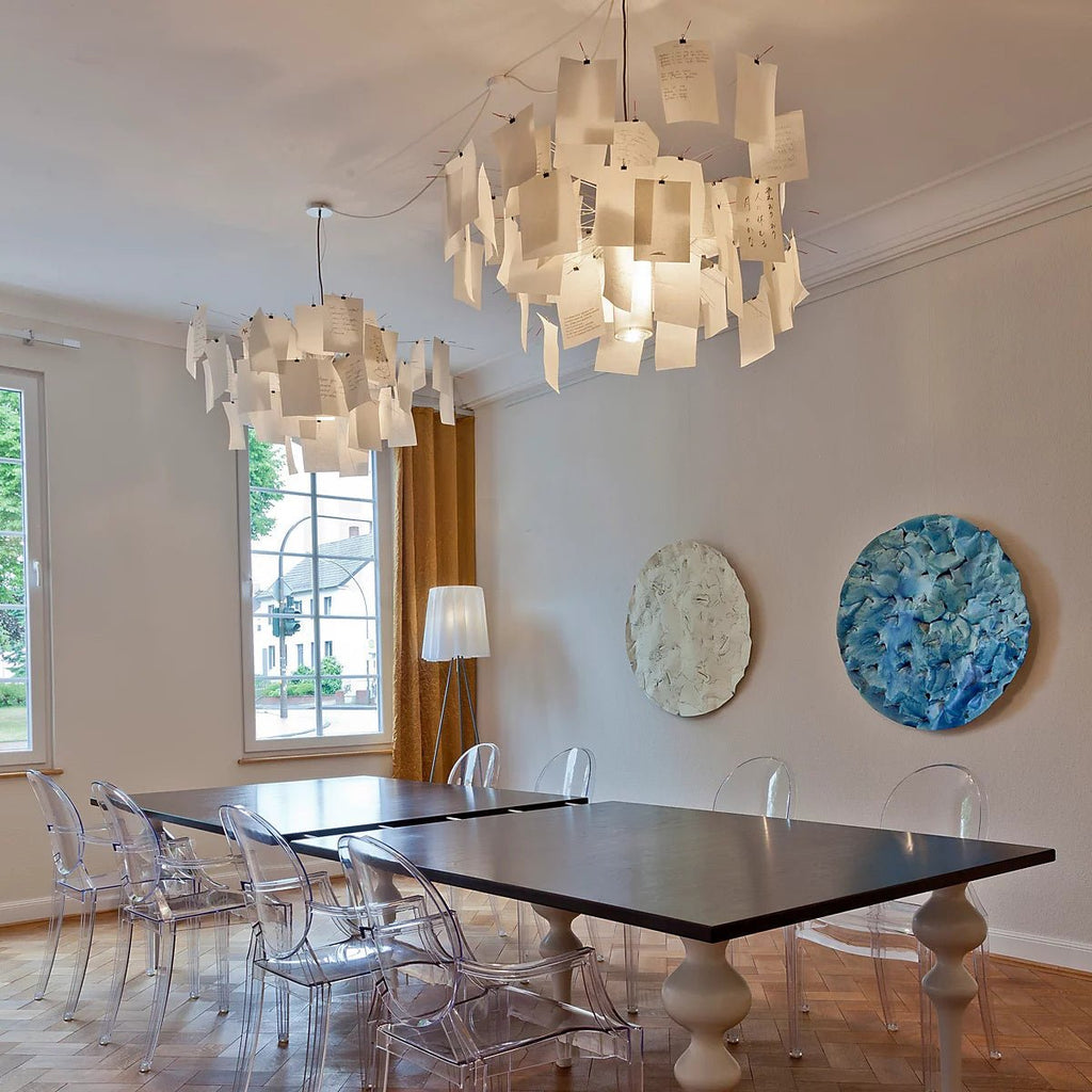 Papírový lustr — přizpůsobitelné umělecké panely DIY