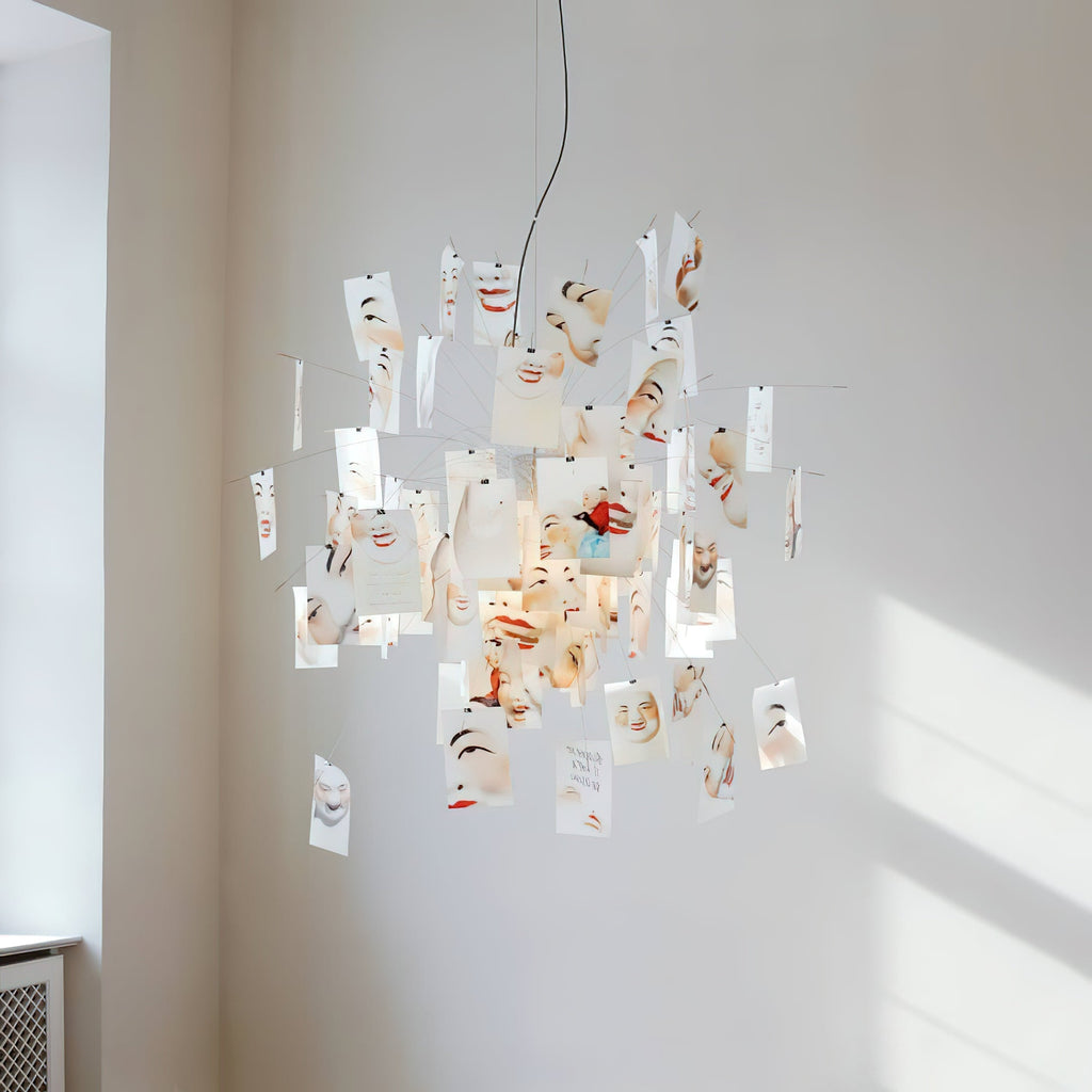 Papírový lustr — přizpůsobitelné umělecké panely DIY