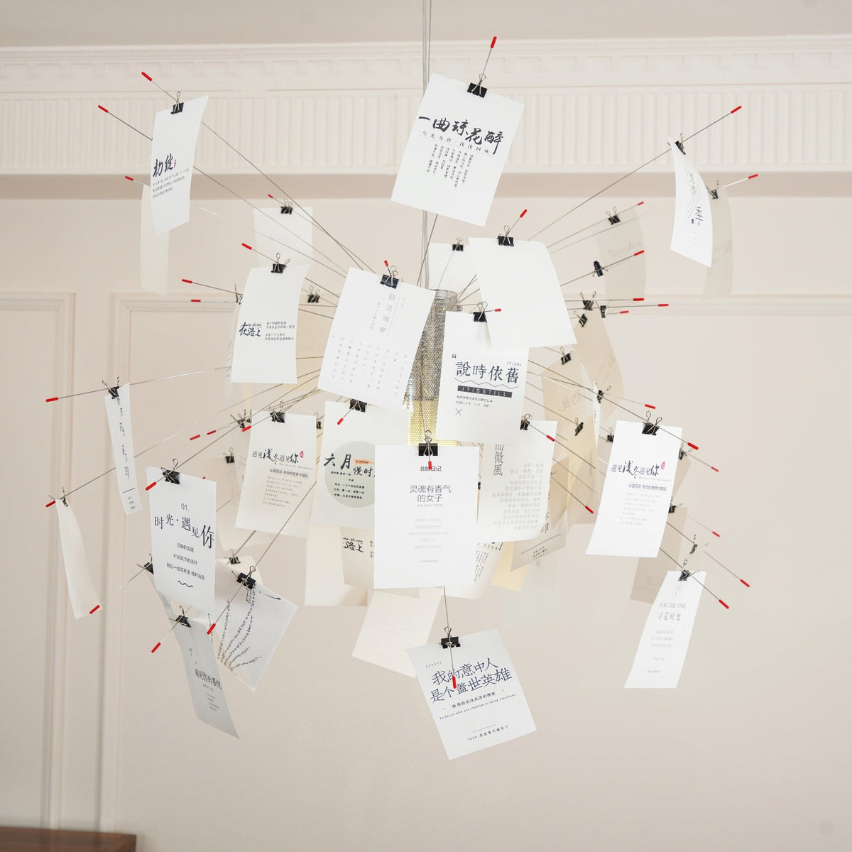 Papírový lustr — přizpůsobitelné umělecké panely DIY