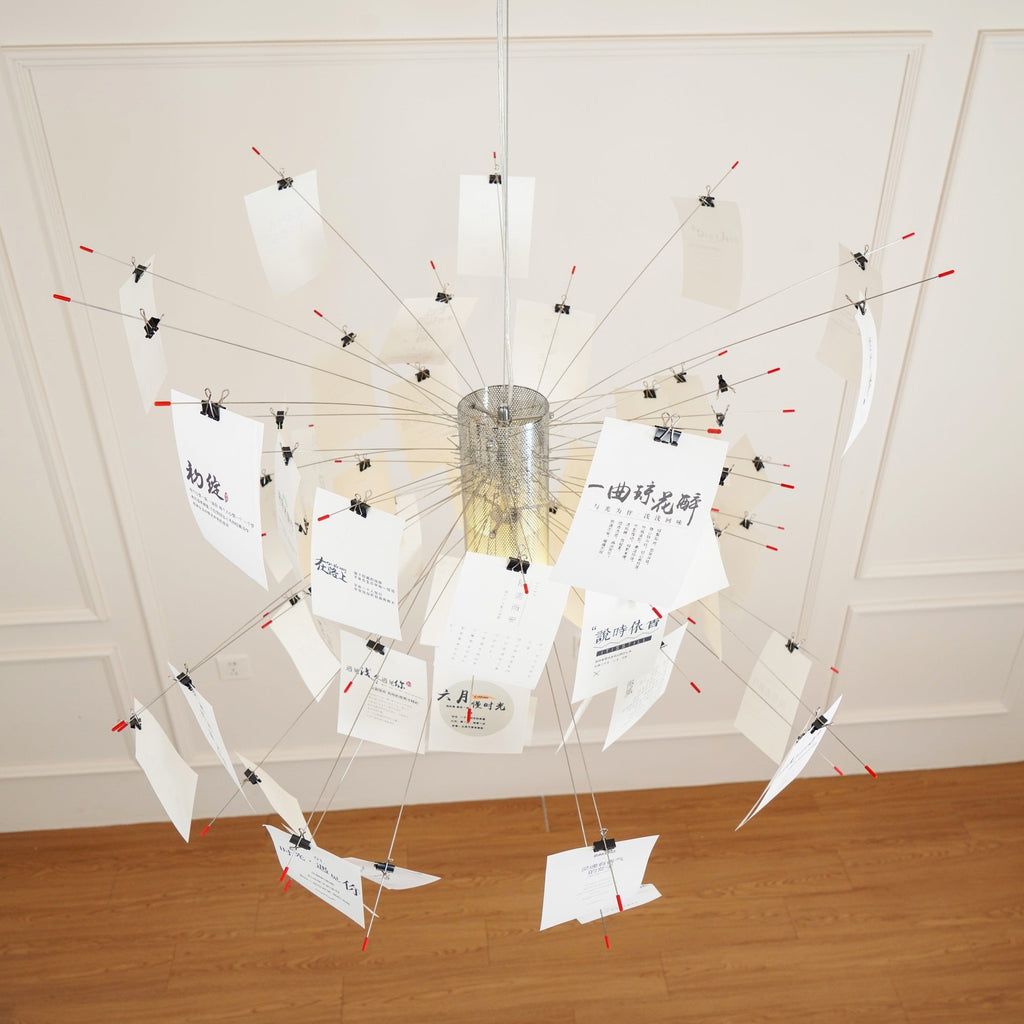 Papírový lustr — přizpůsobitelné umělecké panely DIY