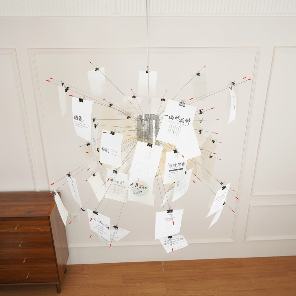 Papírový lustr — přizpůsobitelné umělecké panely DIY