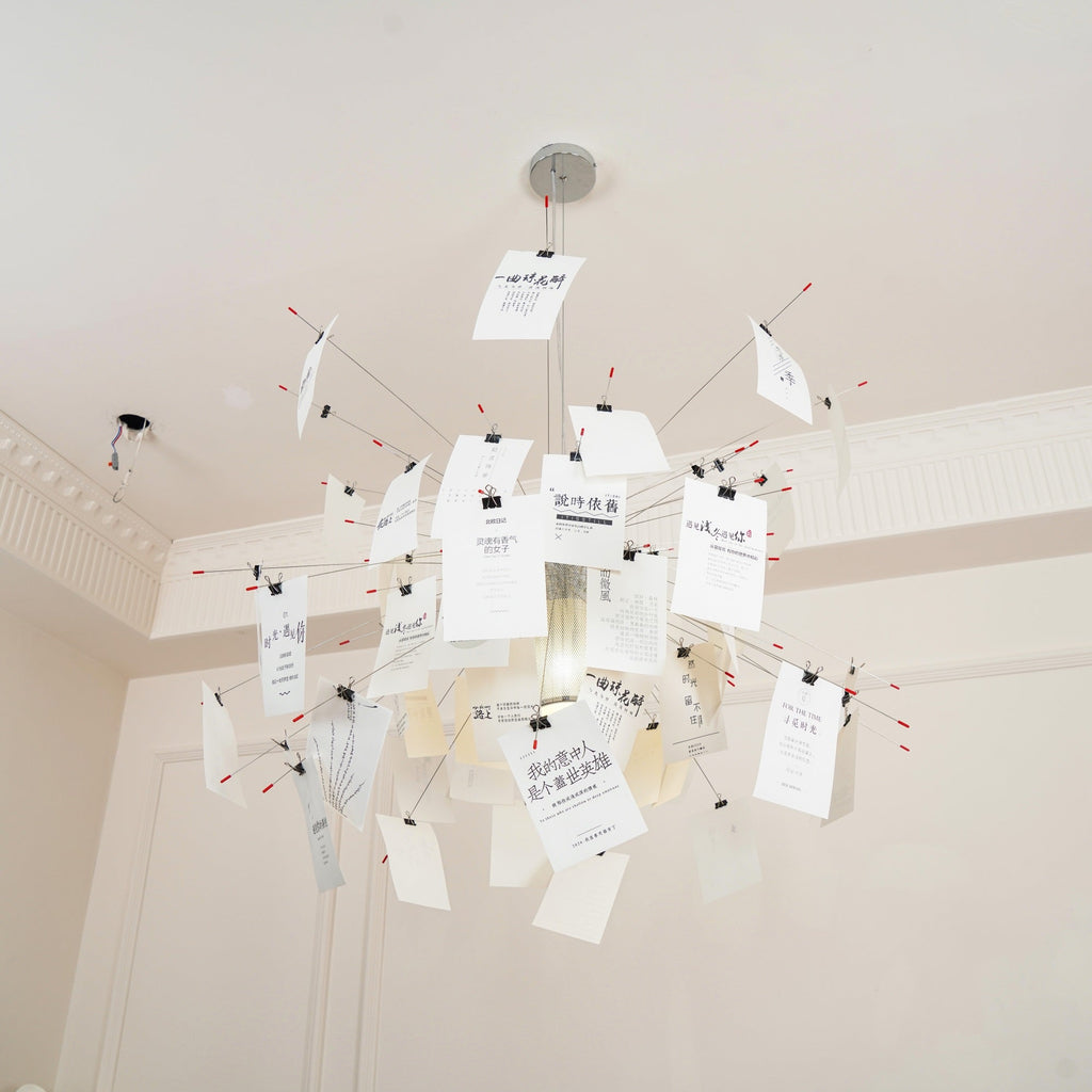 Papírový lustr — přizpůsobitelné umělecké panely DIY