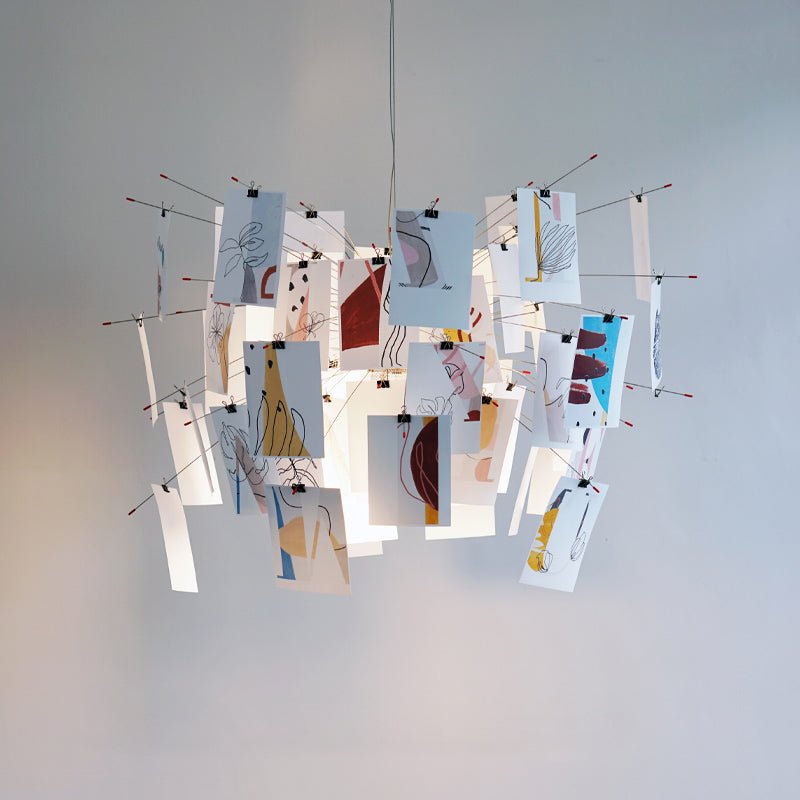 Papírový lustr — přizpůsobitelné umělecké panely DIY