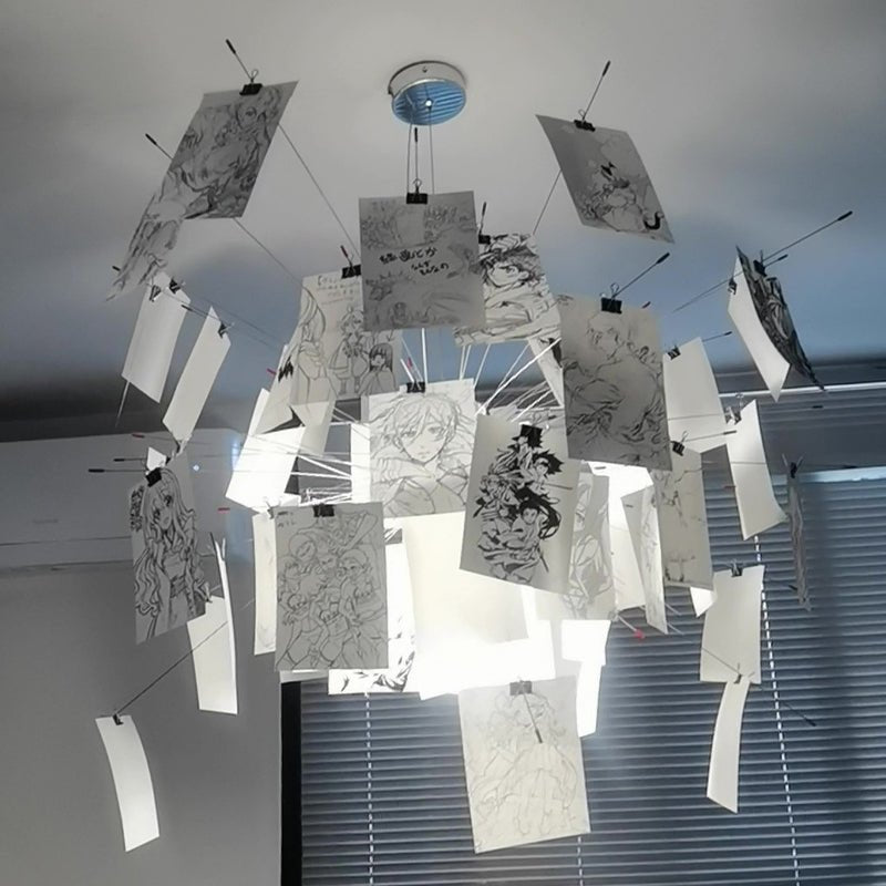 Papírový lustr — přizpůsobitelné umělecké panely DIY
