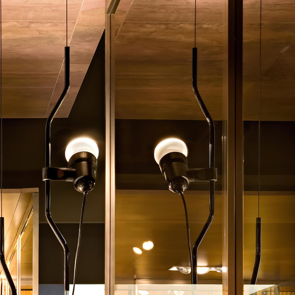 Parentesi pendel-loftlampe — industrielt hængende design