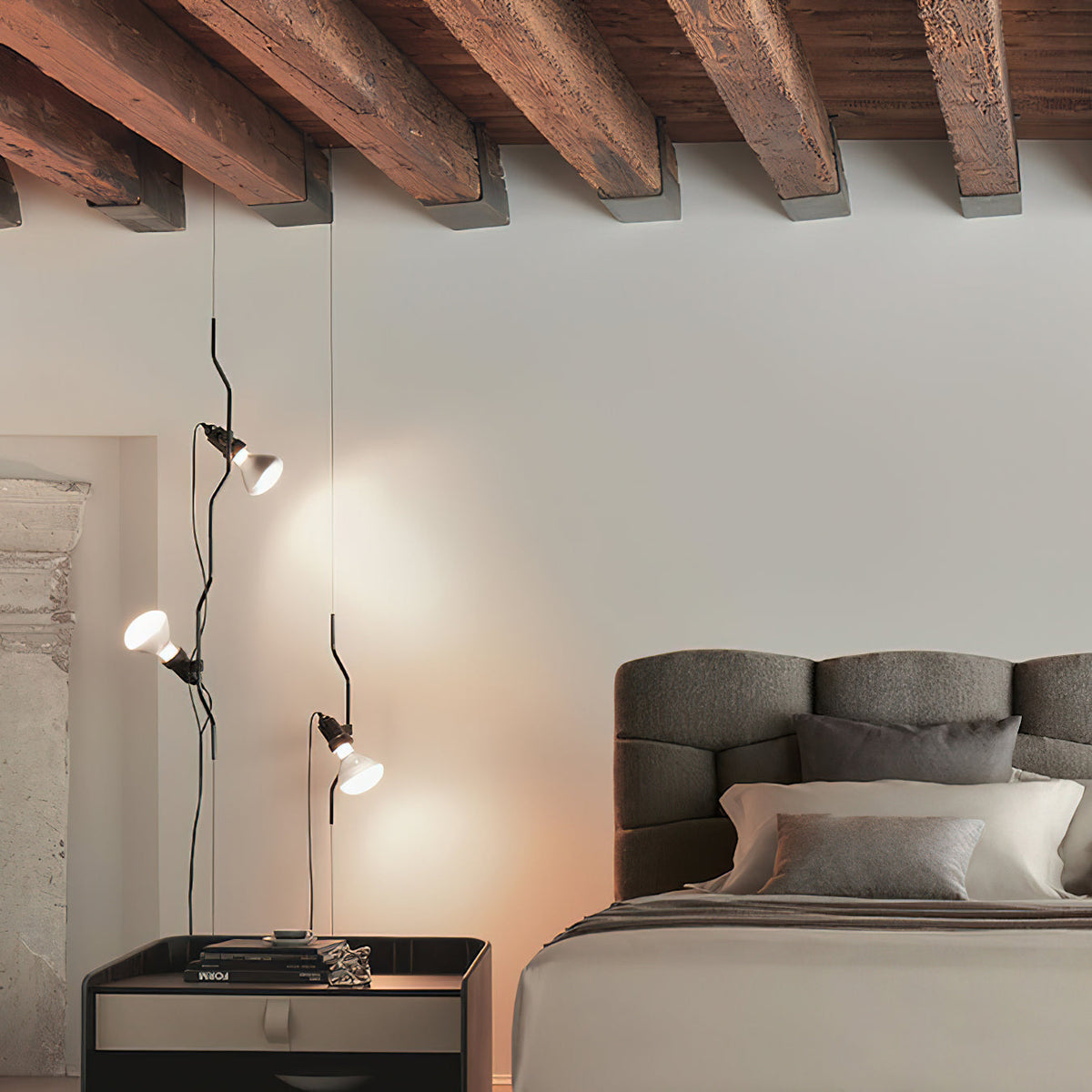 Parentesi pendel-loftlampe — industrielt hængende design