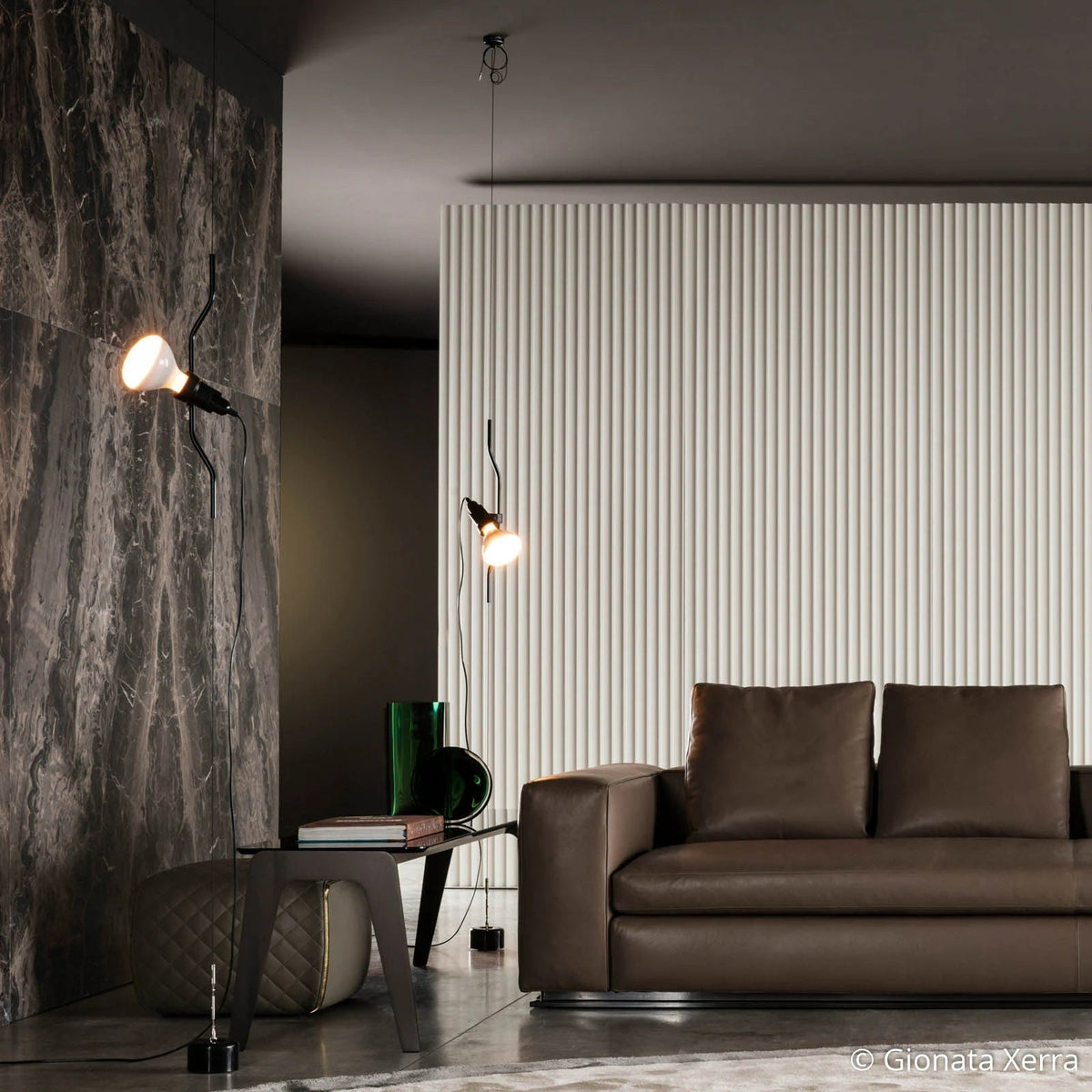 Parentesi pendel-loftlampe — industrielt hængende design
