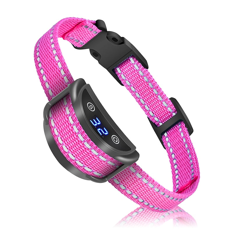 بارك كنترول ماكس - طوق مقاوم للماء مضاد للنباح قابل للتعديل مع 3 أوضاع