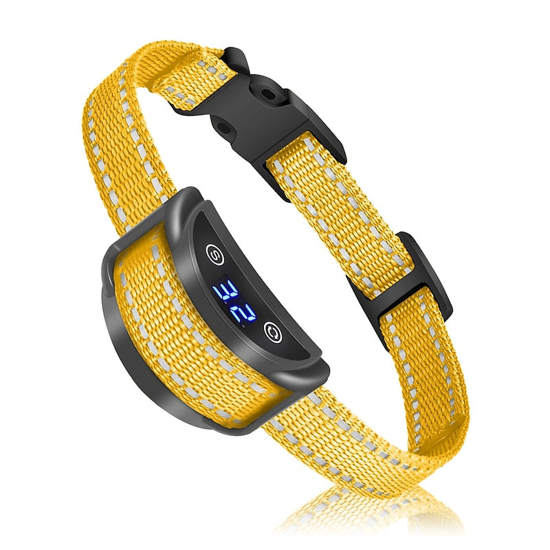 بارك كنترول ماكس - طوق مقاوم للماء مضاد للنباح قابل للتعديل مع 3 أوضاع