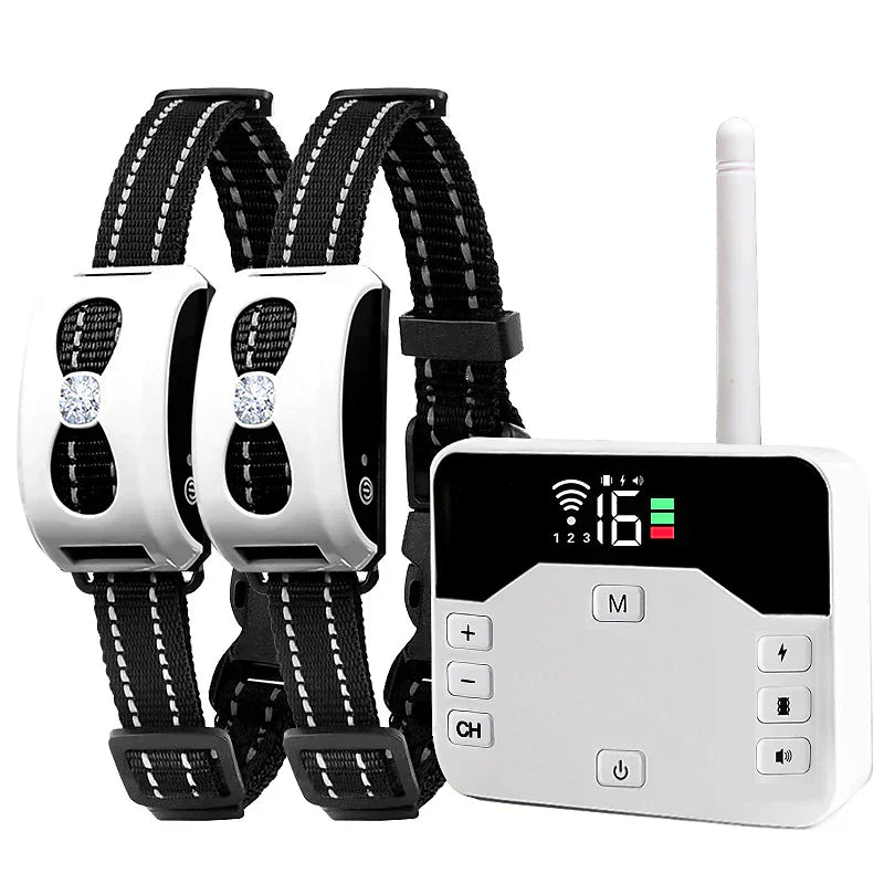 2-In-1 Wireless Dog Fence And Outdoor Training Collar