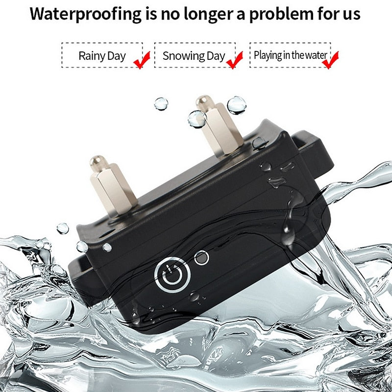 طوق تلقائي مضاد للنباح وتدريب عن بُعد 2 في 1