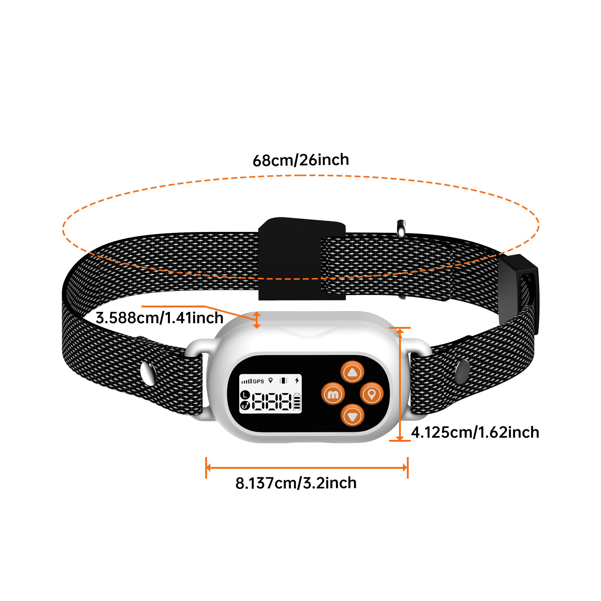 Pawfey SmartPro F820 GPS kabelloses Hundezäunehalsband