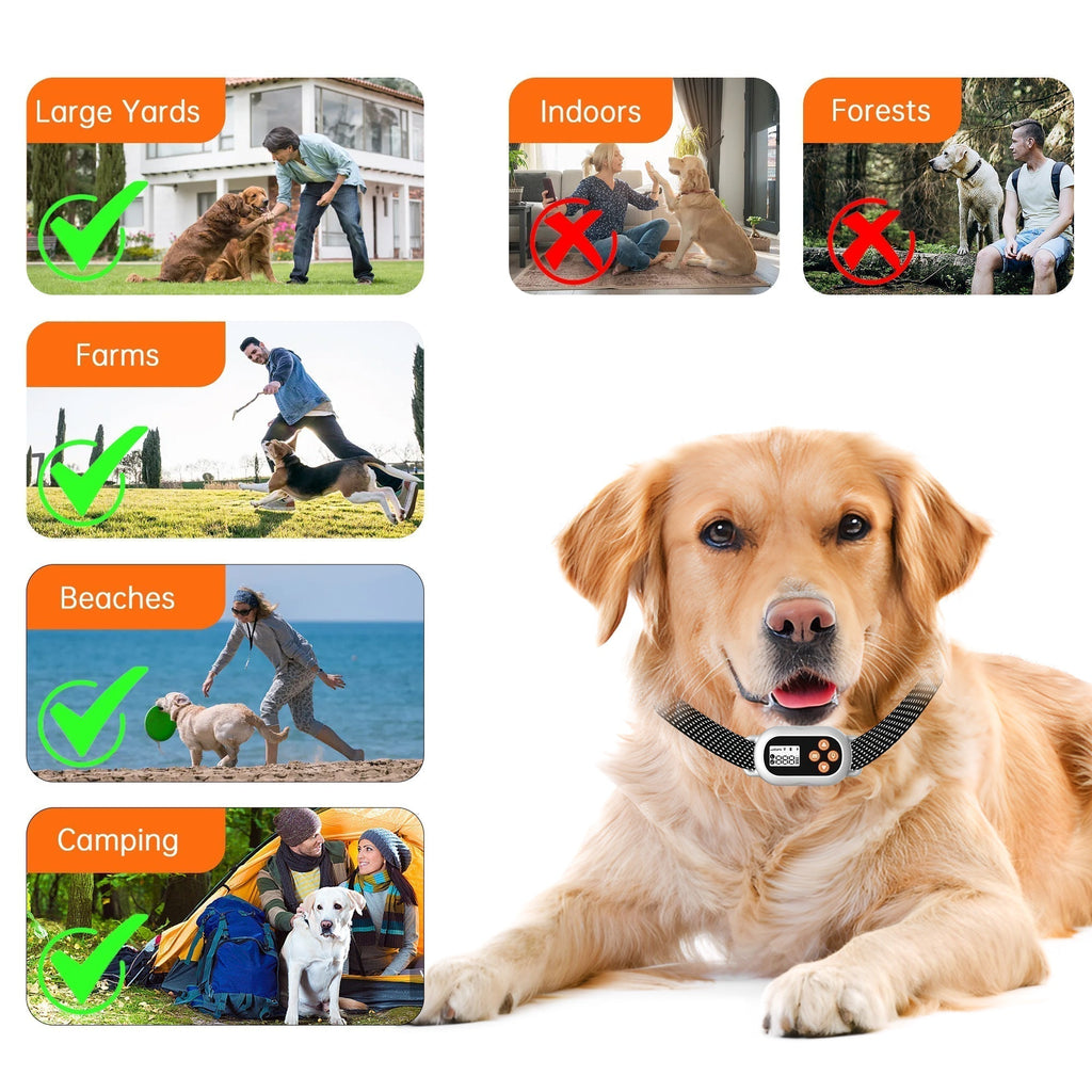 Pawfey SmartPro F820 GPS kabelloses Hundezäunehalsband
