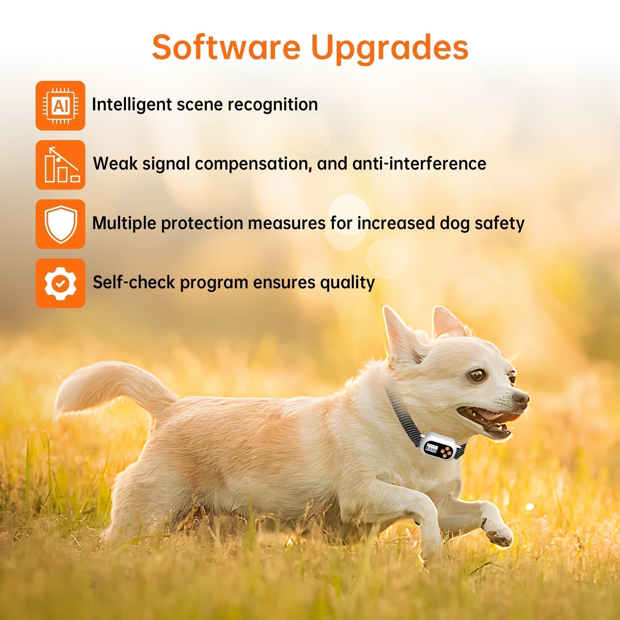 Pawfey SmartPro F820 GPS kabelloses Hundezäunehalsband