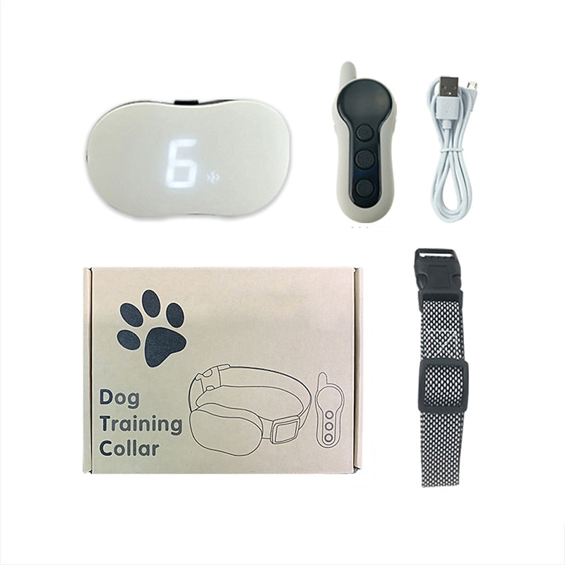 Collier de dressage intelligent à ultrasons anti-aboiements pour chien