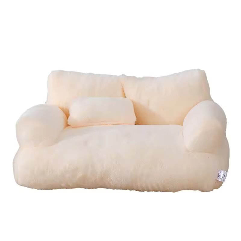 Cama para gatos de calidad prémium con reposacabezas