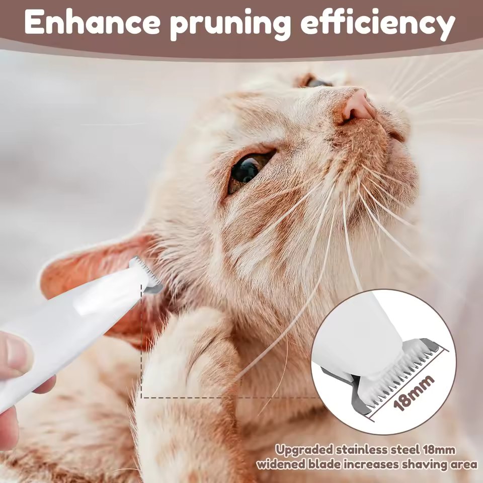 Pemangkas Kuku Anjing dengan Lampu LED - Tanpa Wayar dan Pengecasan USB