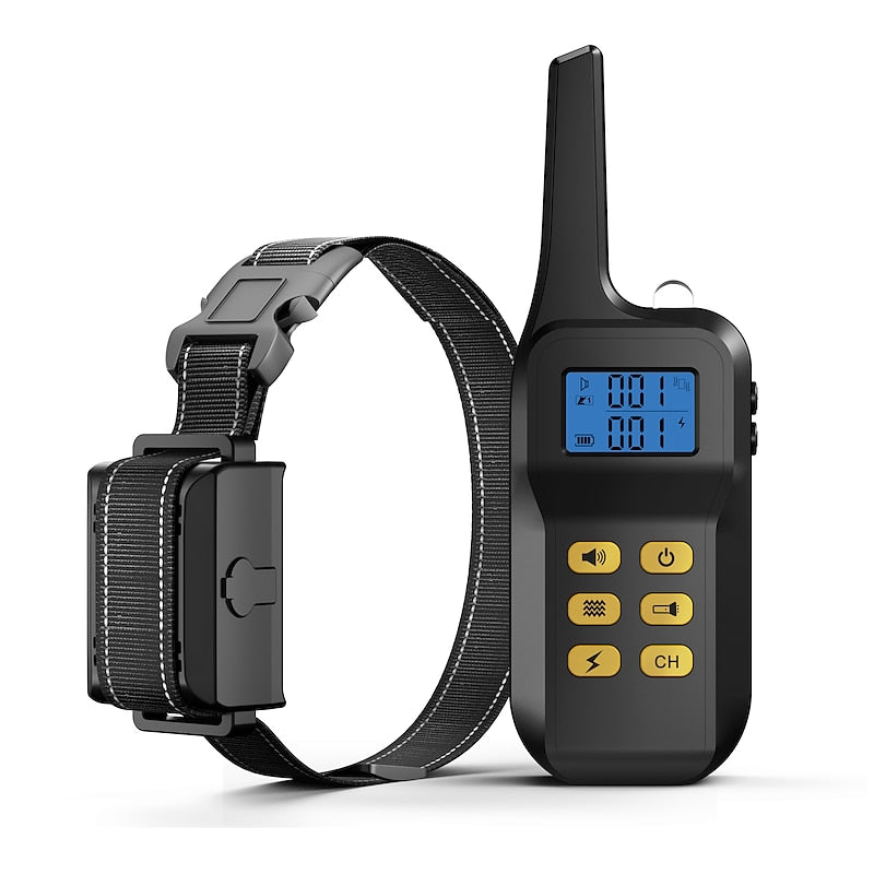 Collare Antabbaio Avanzato per Addestramento Cani + Clicker PC Ausili Comportamentali 2 in 1