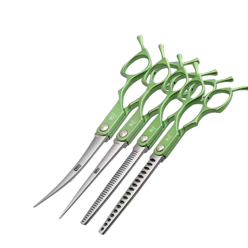 Professionelles Pflegescheren-Set für Haustiere – aus hochpräzisem Edelstahl