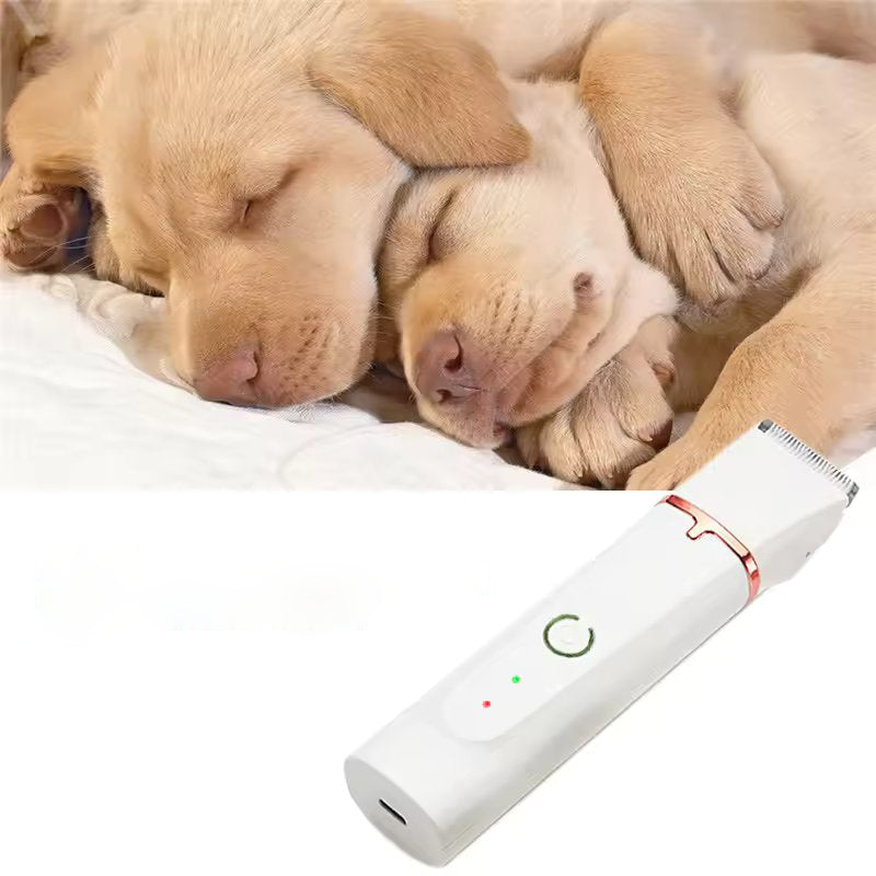 Premium kabelloses 4-in-1 Hundhaar-Trimmer-Set – geräuscharm und wasserdicht
