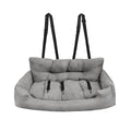 Siège auto douillet en peluche pour chien