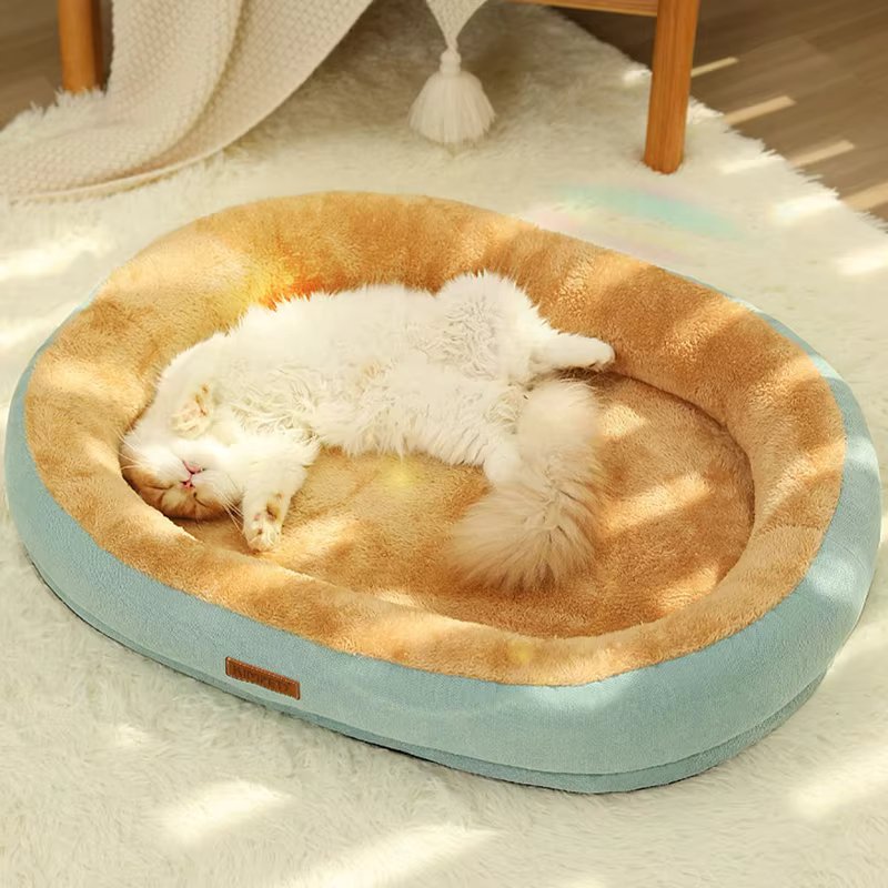 Cama de peluche para gatos y cachorros - Cómoda tumbona para mascotas